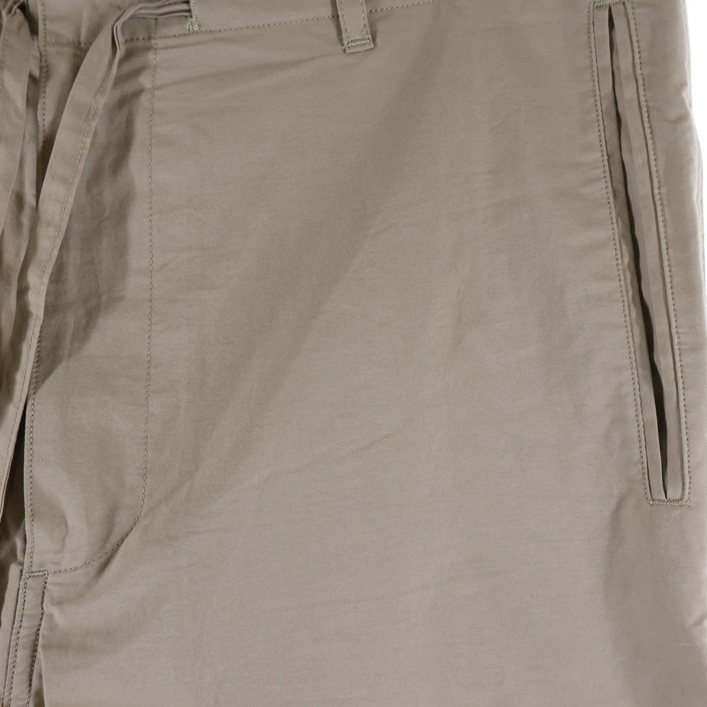AURALEE(オーラリー) 18SS SELVEDGE WEATHER CLOTH EASY PANTS セルベッジ ウェザークロス ドローストリングイージーパンツ ベージュ A8SP03WC