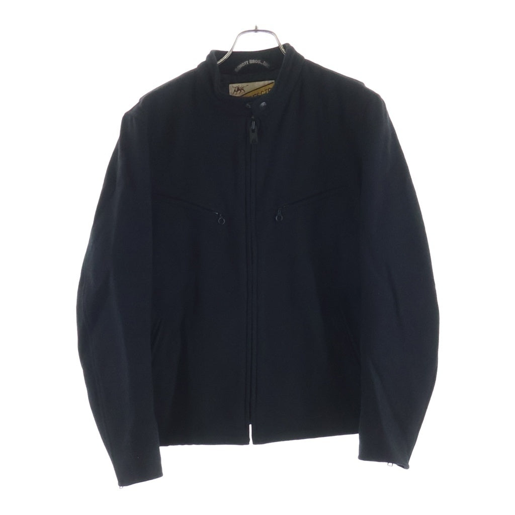 NEIGHBORHOOD(ネイバーフッド) ×SCHOTT ショット ウール シングルライダースジャケット ブラック SHNH-JK-01