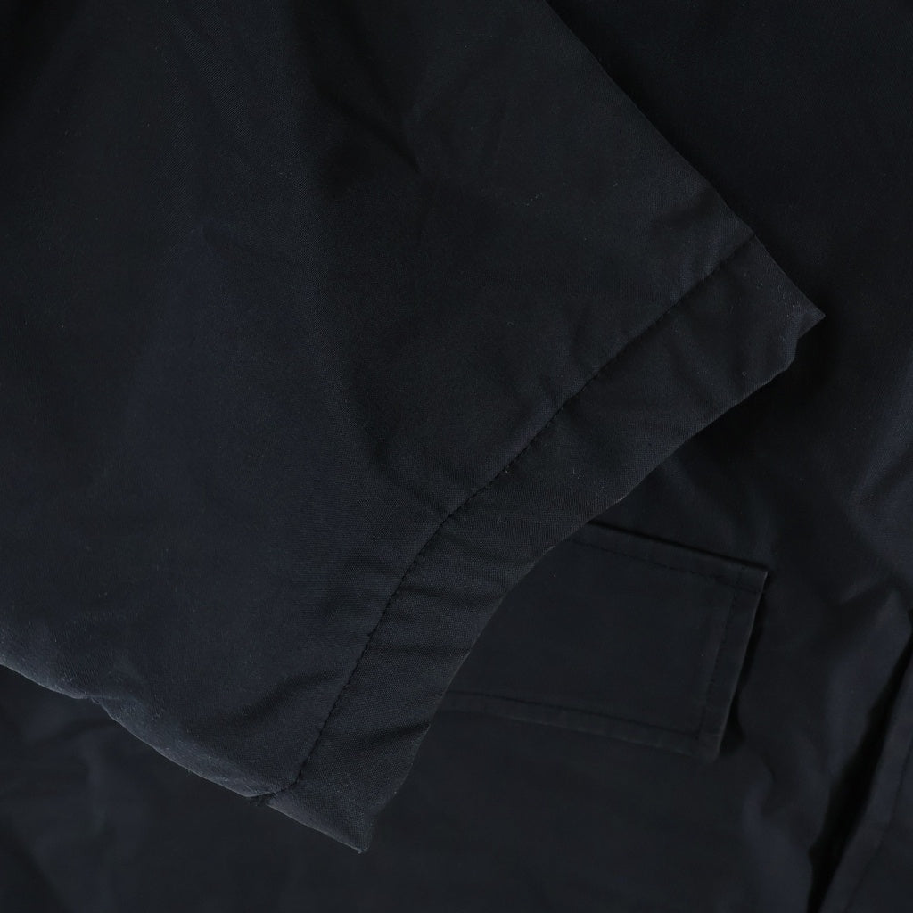 AURALEE(オーラリー) FINX NYLON OX BATTING HOODED COAT フィンクスナイロン オックス バッティングフーデッドコート ブラック A8AC01NO