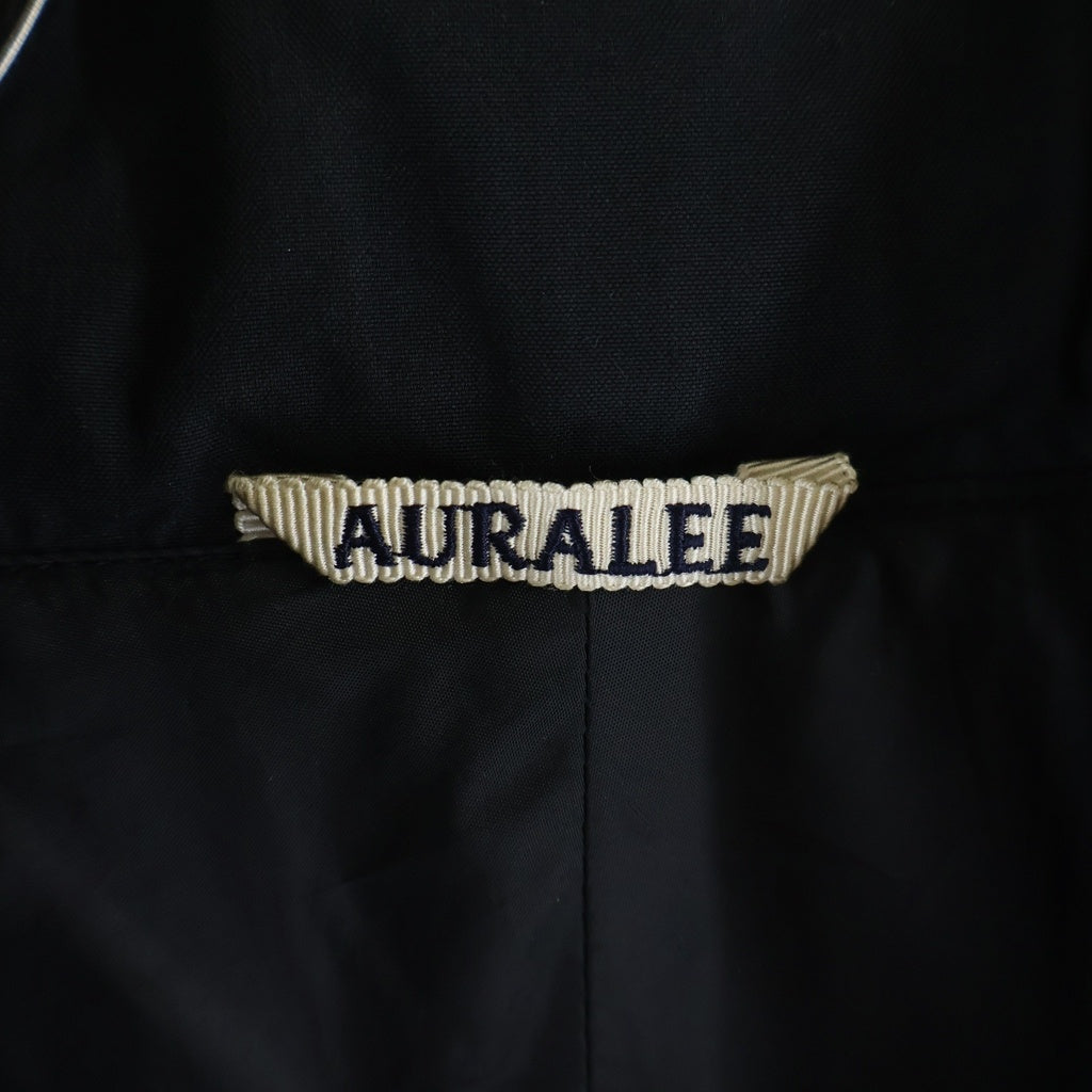 AURALEE(オーラリー) FINX NYLON OX BATTING HOODED COAT フィンクスナイロン オックス バッティングフーデッドコート ブラック A8AC01NO