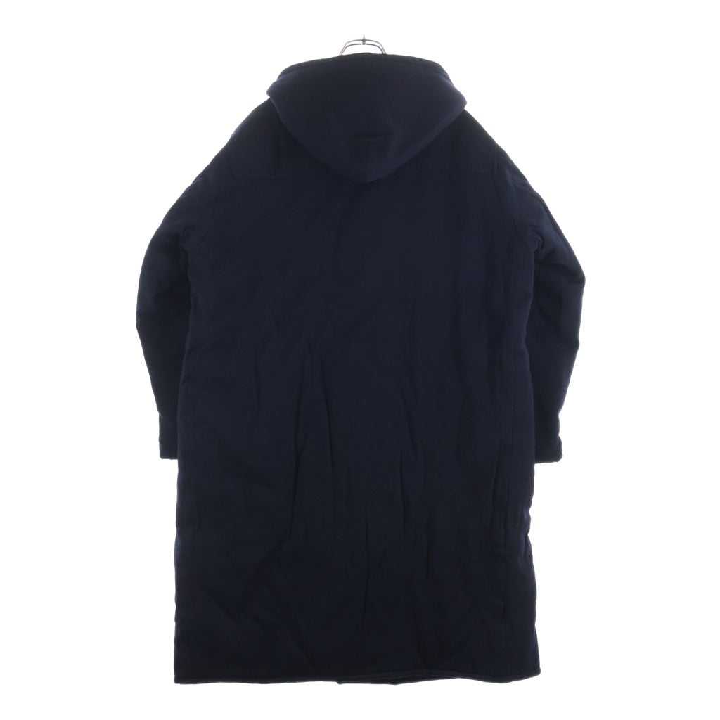 COMOLI(コモリ) 17AW ウール フーデッドパファーダッフルコート ネイビー L03-04005