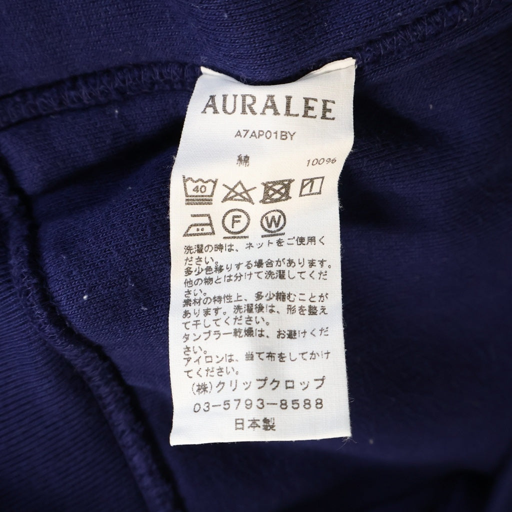AURALEE(オーラリー) 17AW H BEAUTY&YOUTH別注 ジップアップフーディー パーカー ネイビー A7AP01BY