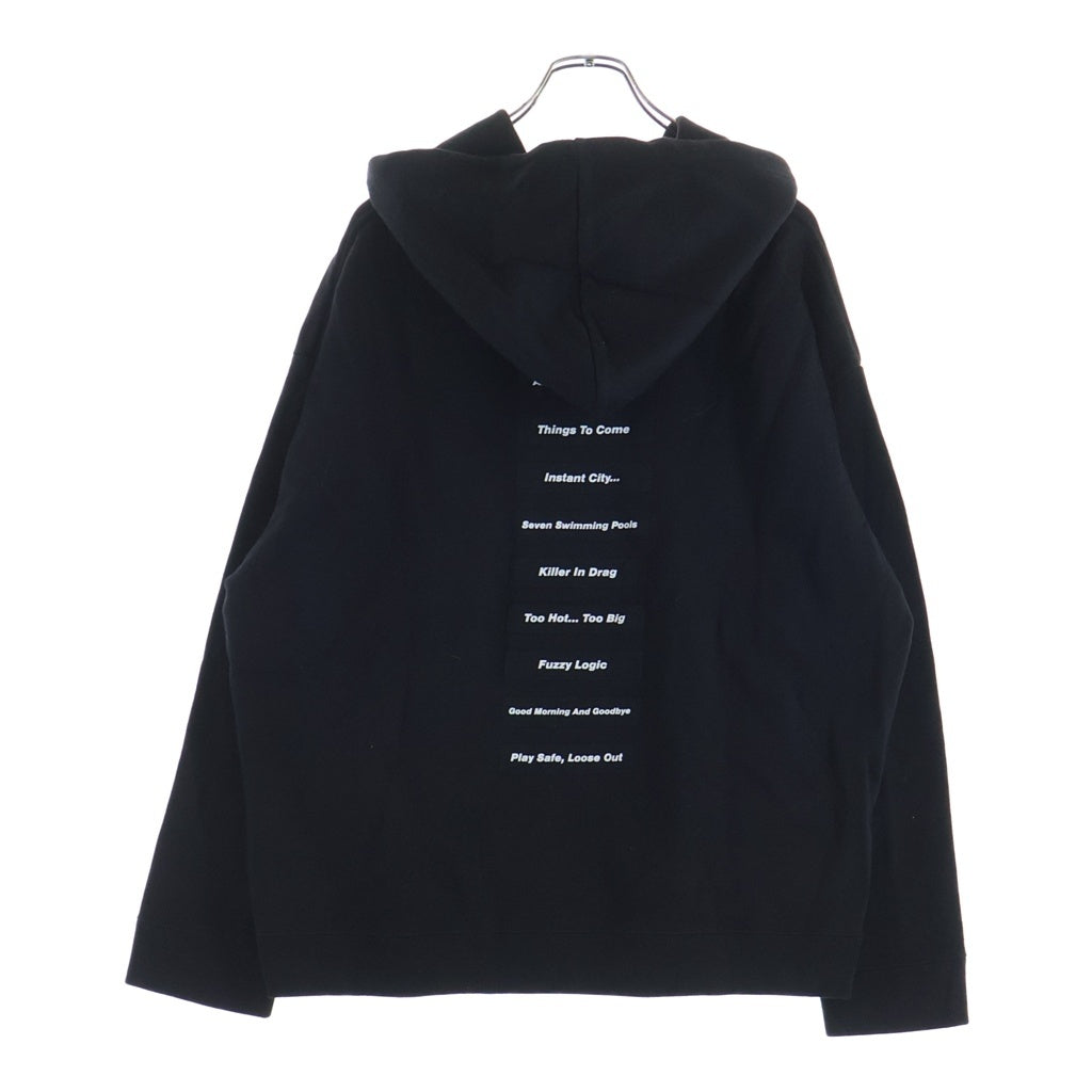 RAF SIMONS(ラフシモンズ) 18SS Classic Hoodie クラシックロゴ プルオーバーフーディー パーカー ブラック 181-164