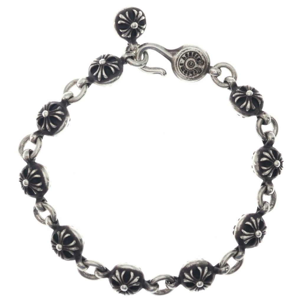 CHROME HEARTS(クロムハーツ) NO2 BALL #2クロスボールブレスレット シルバー BCA176