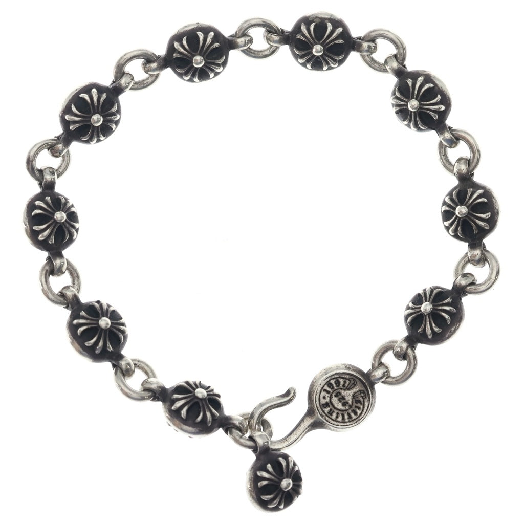 CHROME HEARTS(クロムハーツ) NO2 BALL #2クロスボールブレスレット シルバー BCA176