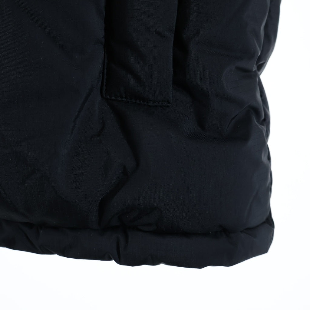 WACKO MARIA(ワコマリア) 23AW ×NANGA DOWN JACKET ナンガ ロゴ刺繍 ダウンジャケット ブラック 23FW-WMO-NA04