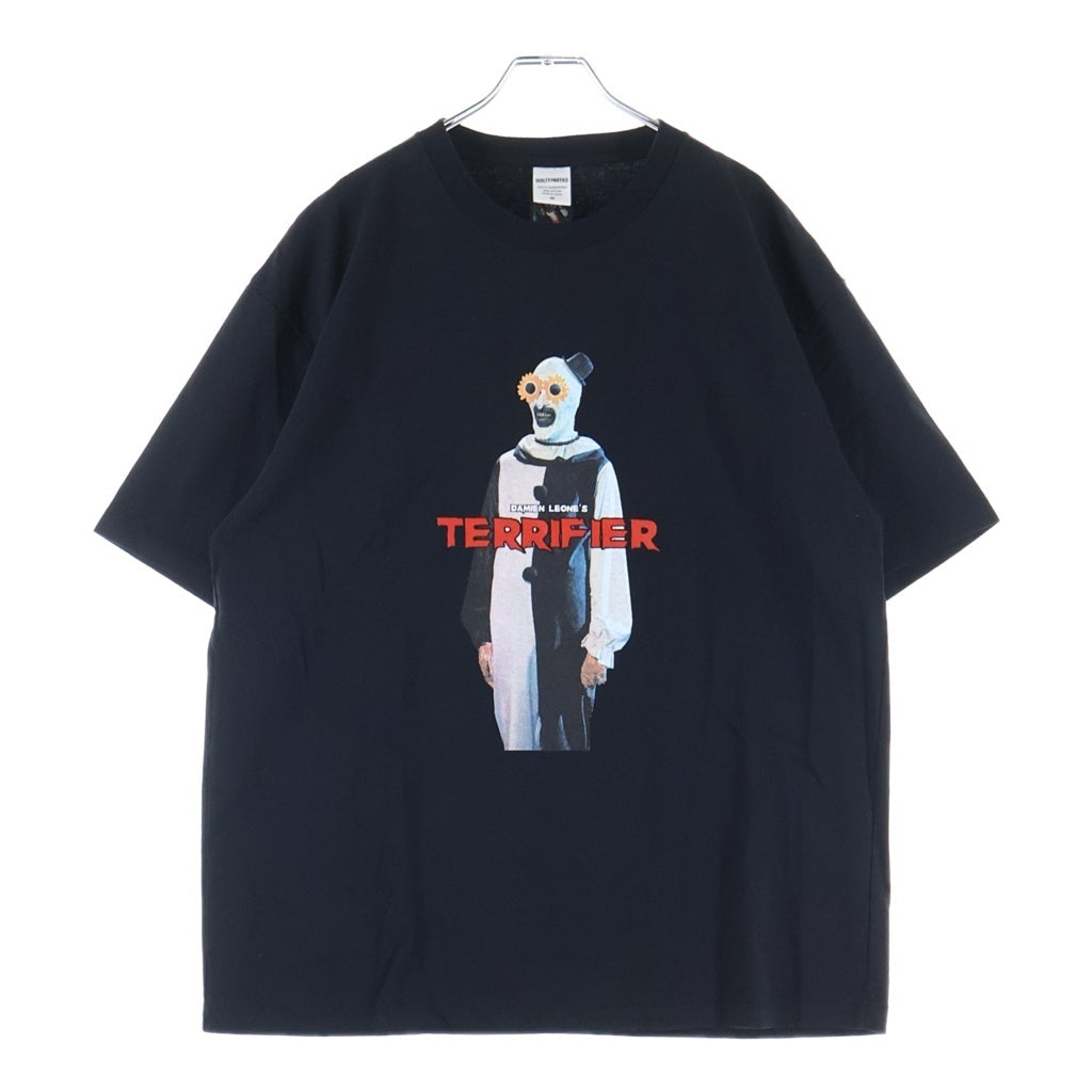 WACKO MARIA(ワコマリア) ×TERRIFIER CREW NECK T-SHIRT テリファー フロントプリント クルーネックTシャツ 半袖 カットソー ブラック