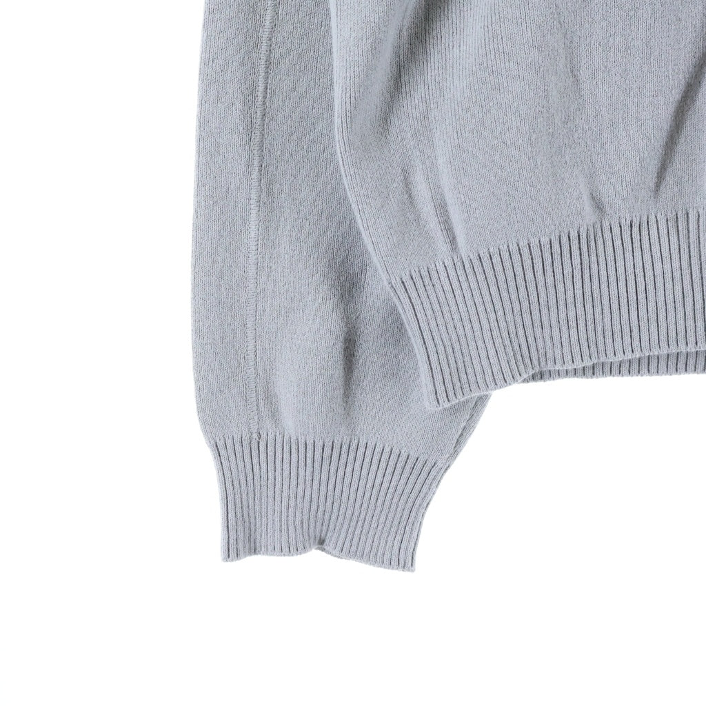 C.P. Company(シーピーカンパニー) 25SS THE METROPOLIS SEERIES COTTON STRETCH KNIT メトロポリス シリーズ コットン ストレッチ クルーネック ニット セーター グレー 18CLKN017A-110059A