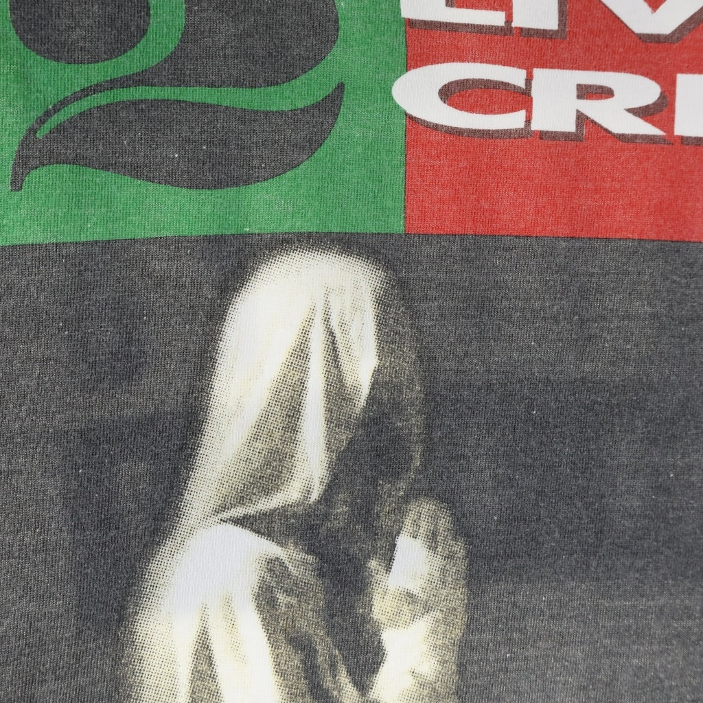 SAINT MICHAEL(セントマイケル) 24SS ×DENIM TEARS SS TEE/LIVES CREW デニムティアーズ ライブスクルー クルーネック 半袖Tシャツ カットソー ホワイト SY-YS8-0000-C01