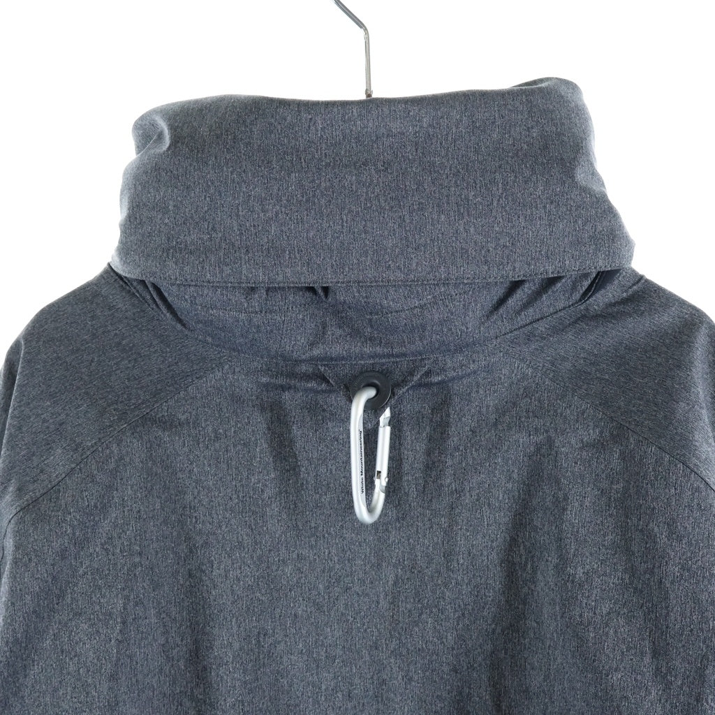 MILLET(ミレー) ×WHITE MOUNTAINEERING ホワイトマウンテリアニング ロゴエンブロイダリー マルチジップアップ ナイロンジャケット ブルゾン グレー MIV01743 WM1973231