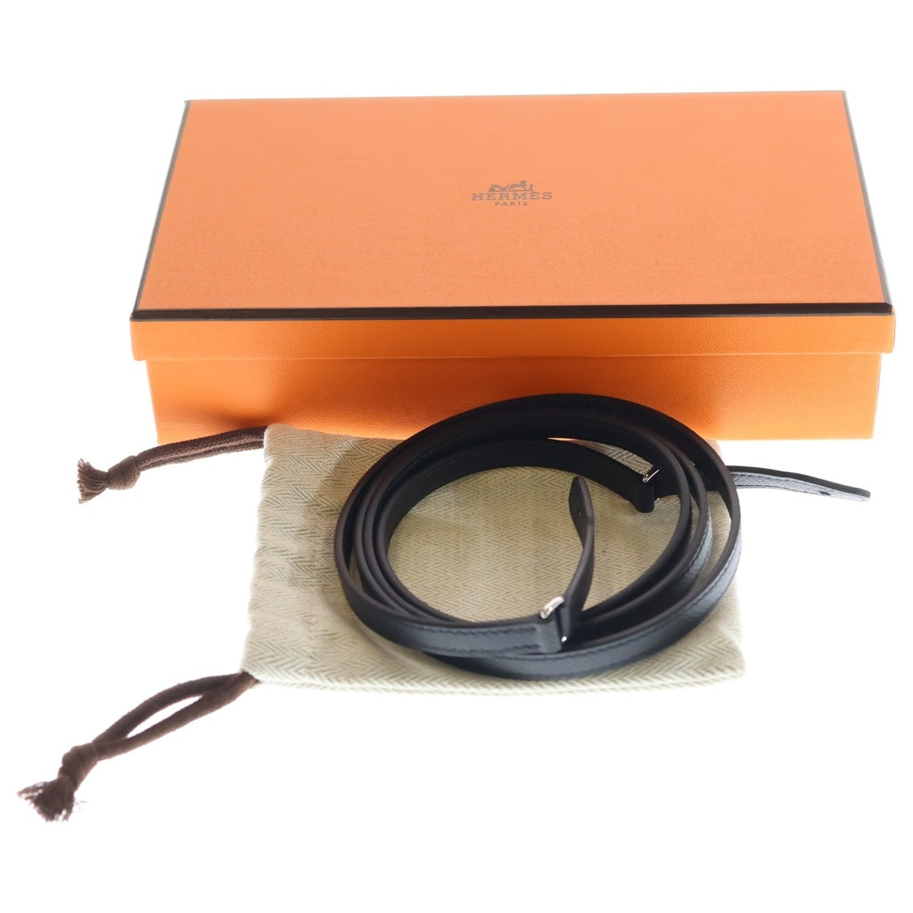 HERMES(エルメス) コンスタンスロング トゥーゴー エプソン シルバー金具 B刻印 2WAY ショルダーウォレット ポシェット長財布 ブラック レディース
