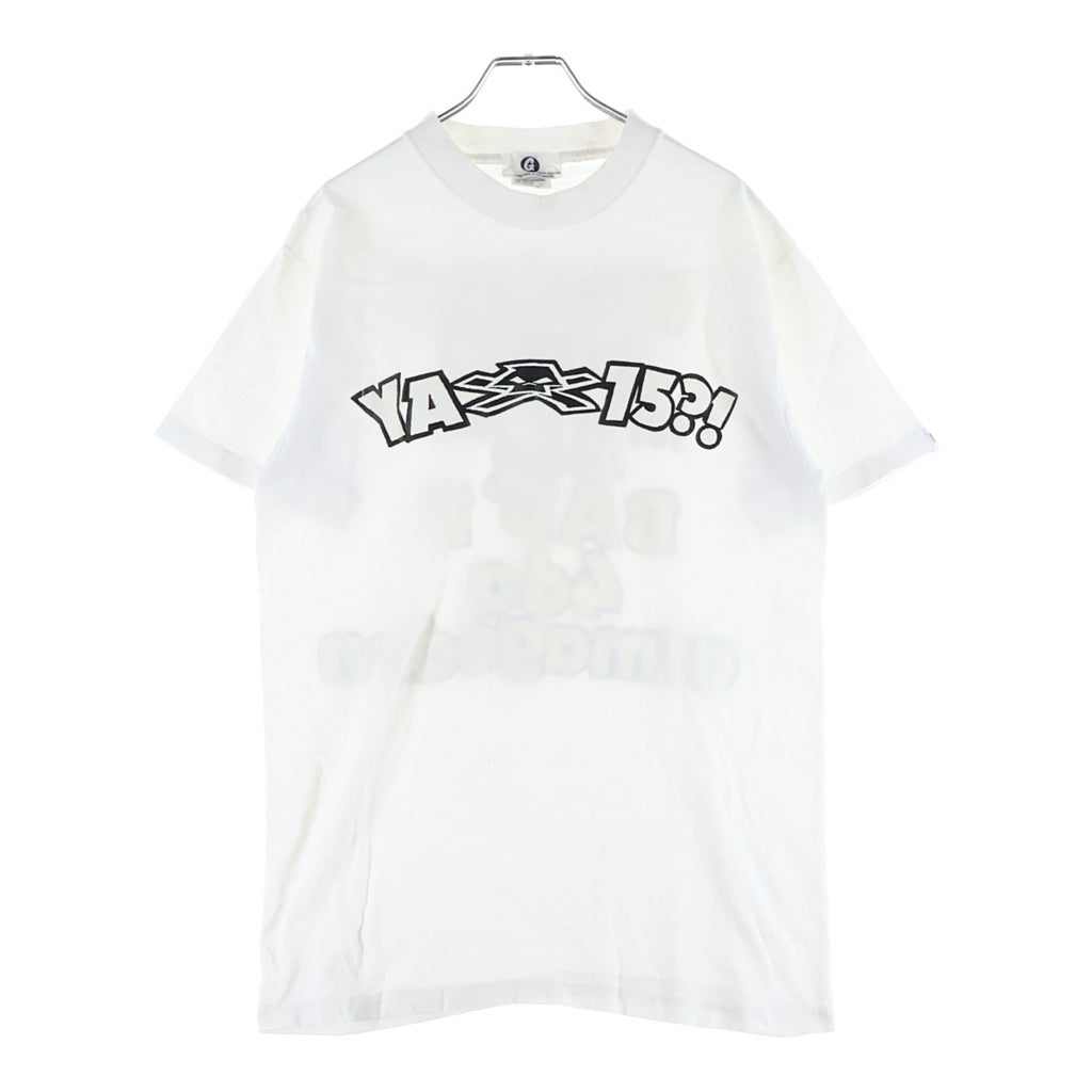GOODENOUGH(グッドイナフ) 90S 初期 ARCHIVE ANVILタグ 両面プリント クルーネック半袖Tシャツ カットソー ホワイト