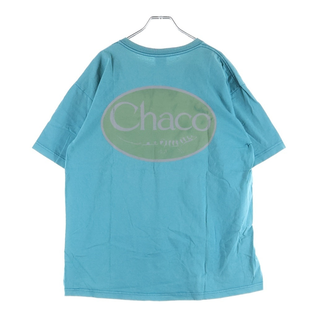 PATAGONIA(パタゴニア) 90S VINTAGE CHACO USA製 ヴィンテージ チャコ クルーネック半袖Tシャツ カットソー ライトブルー