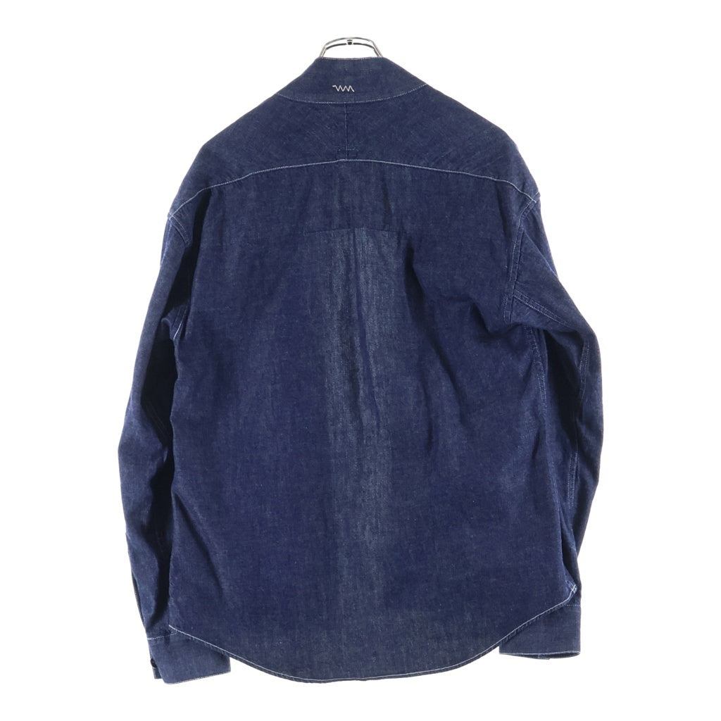 VISVIM(ヴィスヴィム) 19SS SS LHAMO SHIRTONE WASH セルビッチデニム ラモシャツ 羽織 インディゴ 0119105007004
