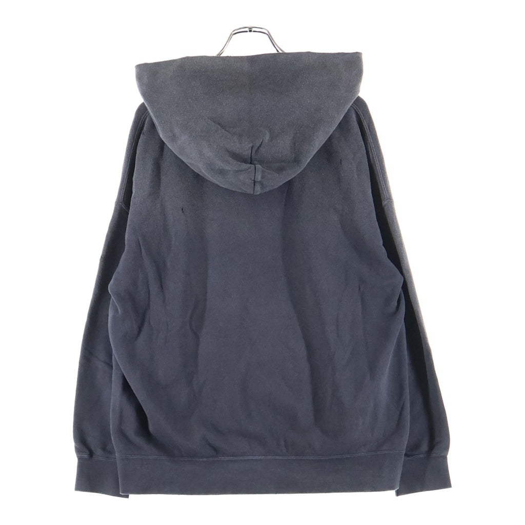 VISVIM(ヴィスヴィム) 21AW JUMBO HOODIE PO CRASH クラッシュ加工 ジャンボフーディー スウェットプルオーバーパーカー グレー 0121205010016