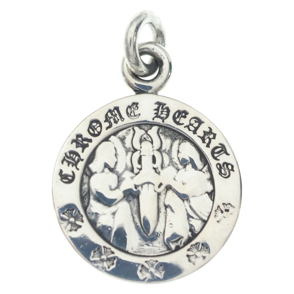 CHROME HEARTS(クロムハーツ) CHRM ANGL MDL V2 エンジェルメダルチャーム ペンダントトップ シルバーBCA229