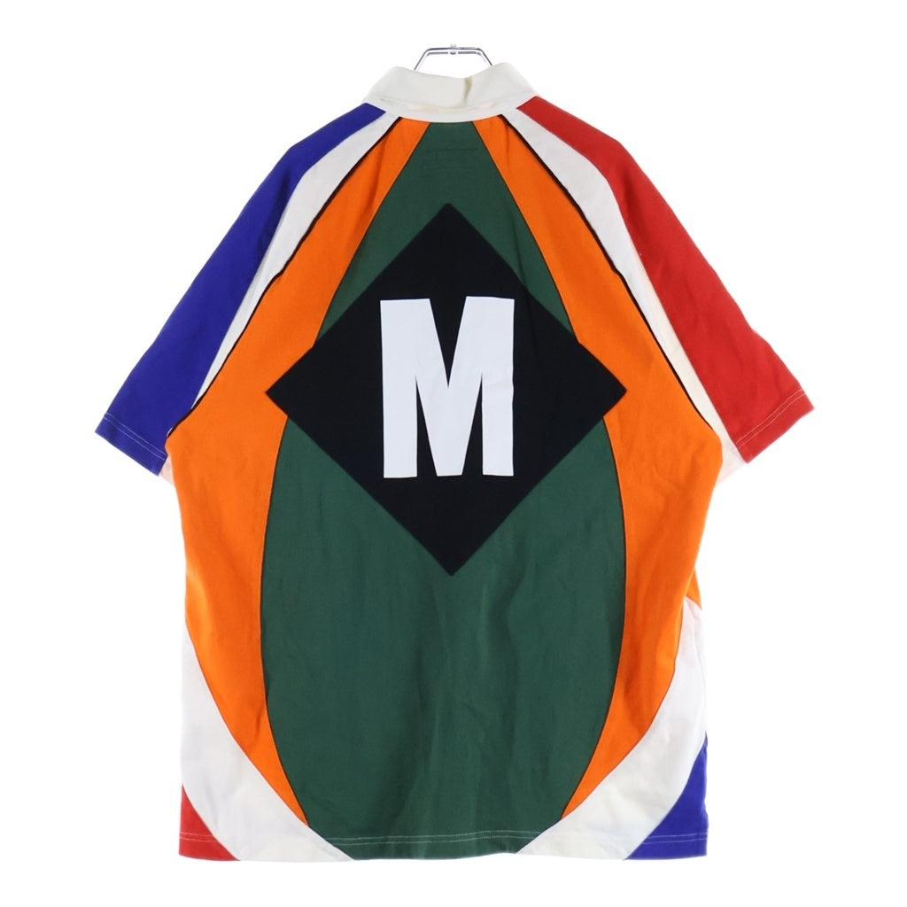 SUPREME(シュプリーム) 24SS S/S Rugby Multi ロゴプリント 半袖ラグビーシャツ マルチカラー