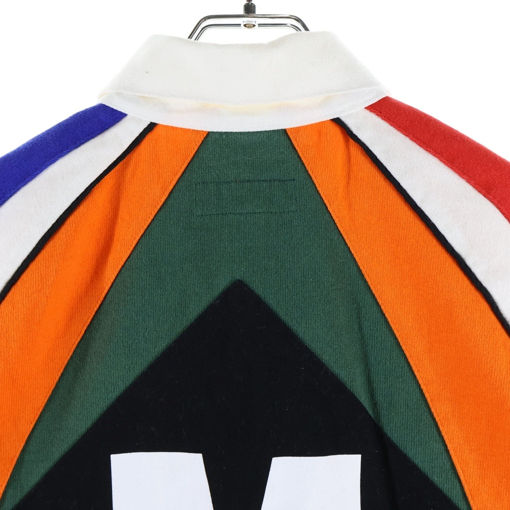 SUPREME(シュプリーム) 24SS S/S Rugby Multi ロゴプリント 半袖ラグビーシャツ マルチカラー