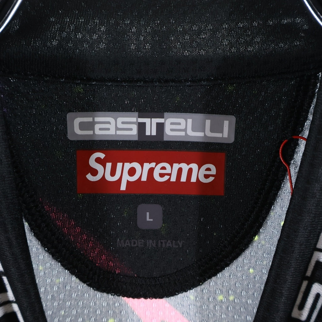SUPREME(シュプリーム) 22SS ×CASTELLI Silver Surfer Cycling Jersey シルバーサーファー 総柄 サイクリング 半袖ジャージ マルチカラー