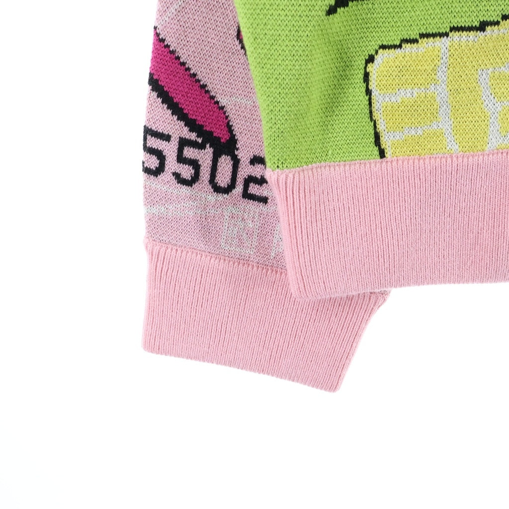 SUPREME(シュプリーム) 22SS Credit Cards Sweater クレジットカードモチーフ プルオーバークルーネックニットセーター マルチカラー