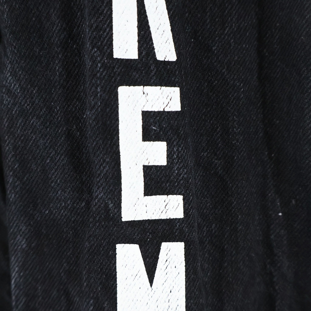 SUPREME(シュプリーム) 17SS ×Levi's Fleece Hooded Trucker Jacket リーバイス フリースフーデッド デニムトラッカージャケット ブラック/ホワイト PC9-345700002
