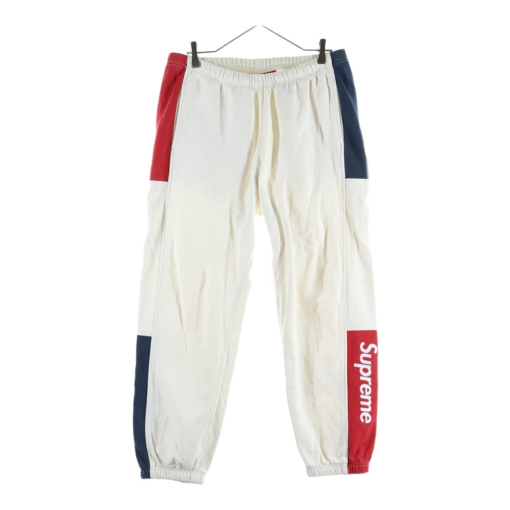 SUPREME(シュプリーム) 19ss Formula Sweatpant フォーミュラ ロゴプリント ドローストリングスウェットパンツ ホワイト/レッド/ネイビー