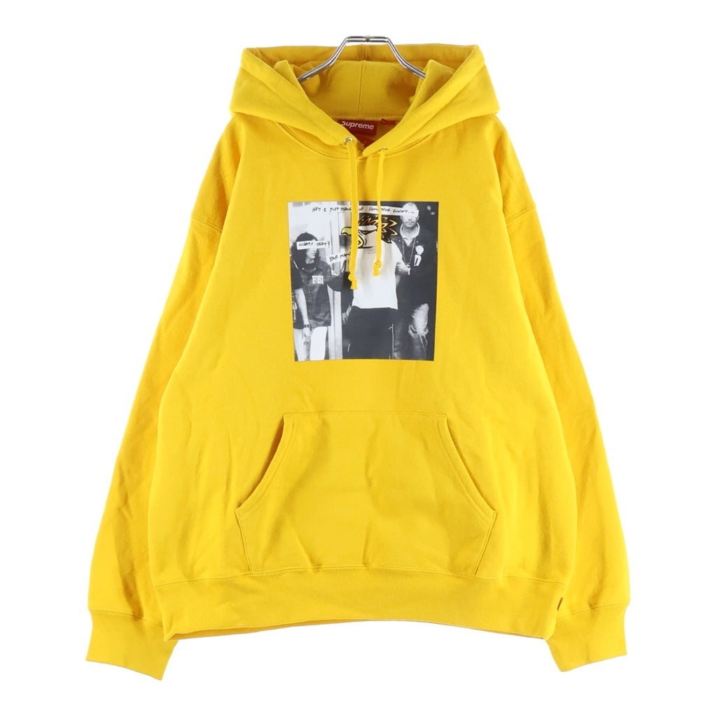 SUPREME(シュプリーム) 25AW ×ANTIHERO Hooded Sweatshirt アンタイヒーロー グラフィティプリント プルオーバーフーデッドスウェットパーカー イエロー