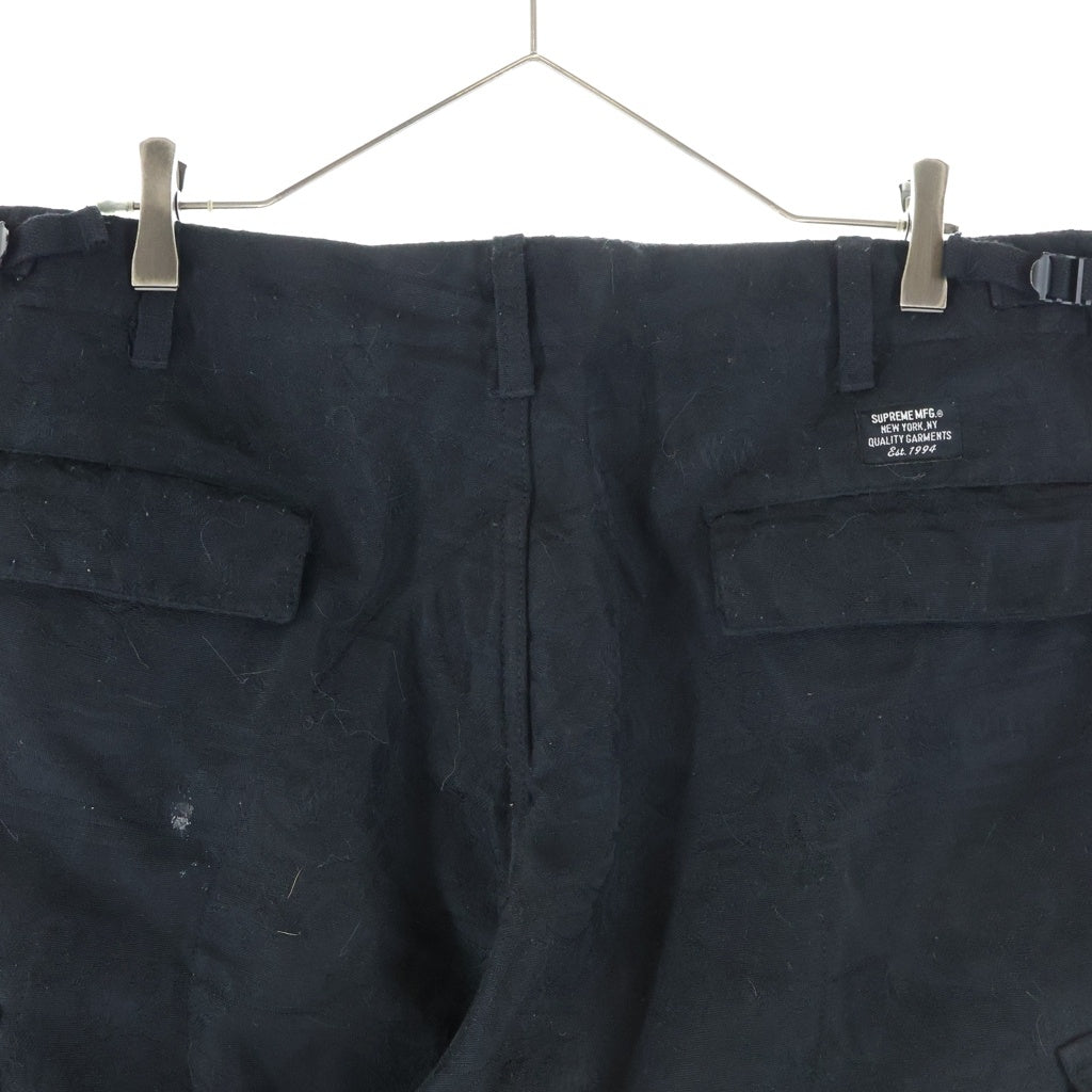 SUPREME(シュプリーム) 21SS Floral Tapestry Cargo Pant フローラルタペストリー カーゴパンツ ブラック