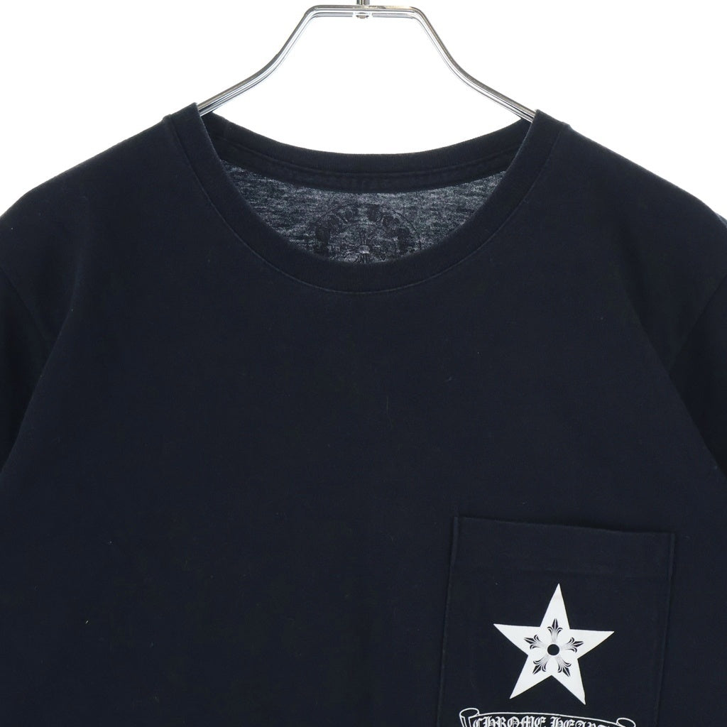 CHROME HEARTS(クロムハーツ) STAR S/S TEE スタープリント クルーネック半袖Tシャツ カットソー ブラック