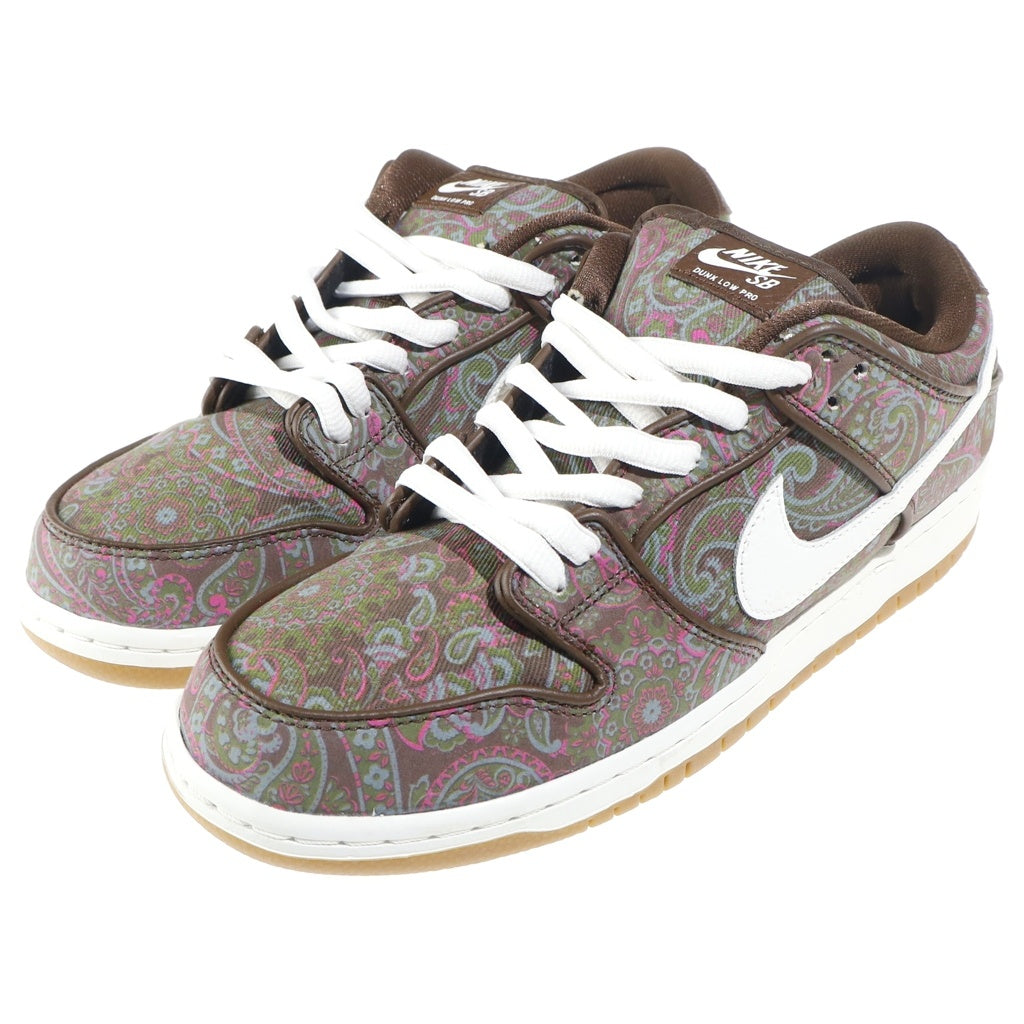 NIKE SB(ナイキエスビー) DUNK LOW PRO PRM BROWN PAISLEY ダンク ペイズリー ローカットスニーカー ブラウン US11/29cm DH7534-200