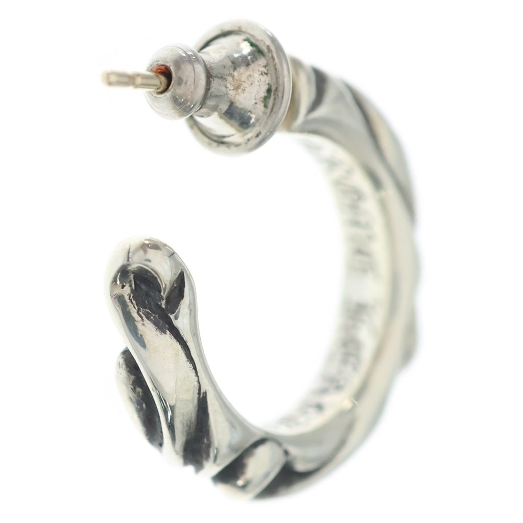CHROME HEARTS(クロムハーツ) HOOP SCROOL スクロール フープピアス シルバー BCA102