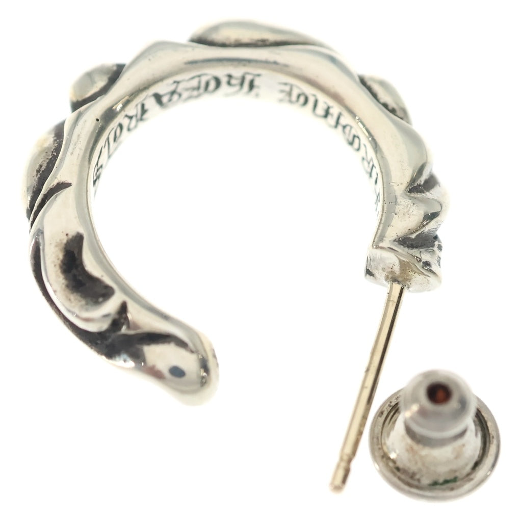 CHROME HEARTS(クロムハーツ) HOOP SCROOL スクロール フープピアス シルバー BCA102