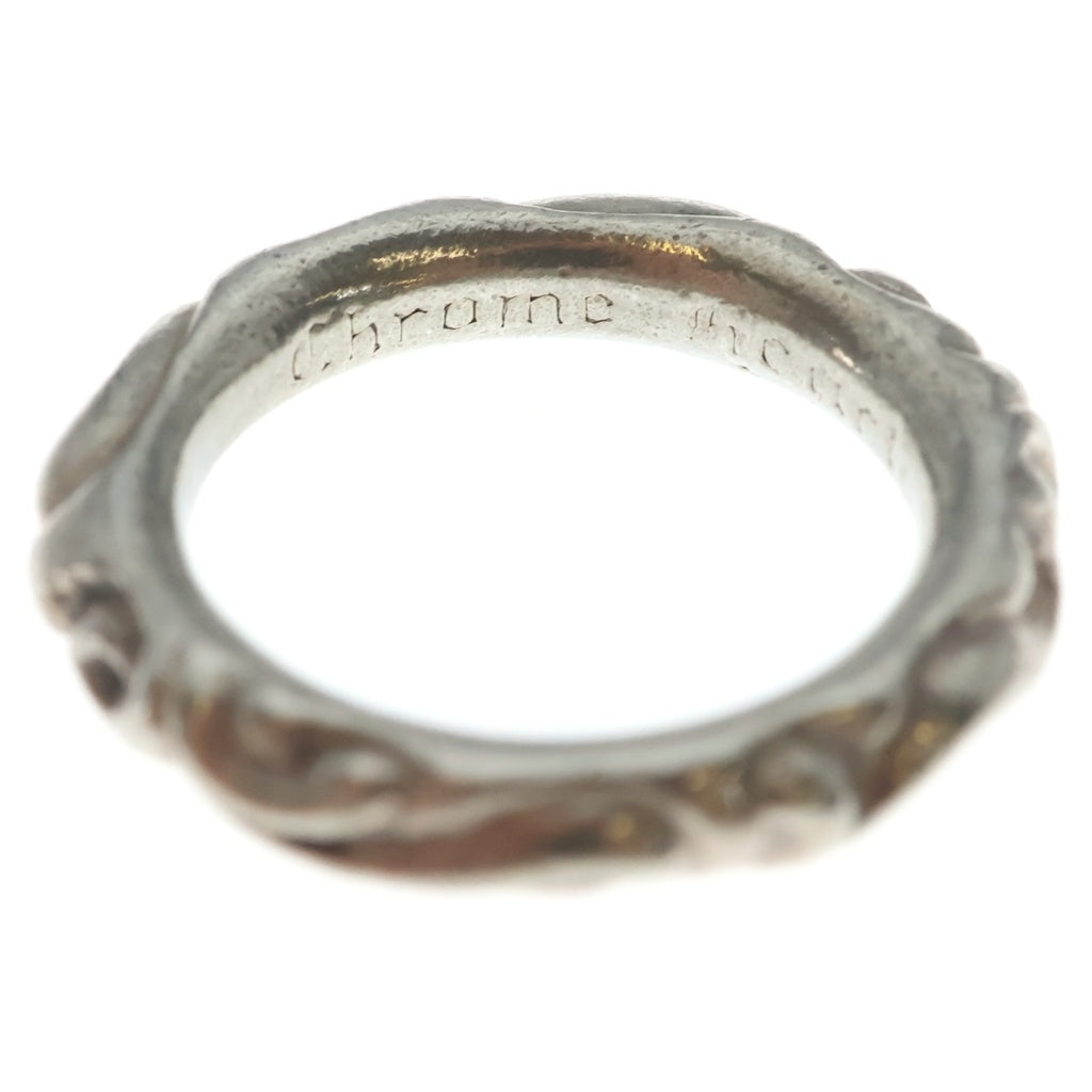 CHROME HEARTS(クロムハーツ) SCRL BAND スクロールバンド リング シルバー BCA351