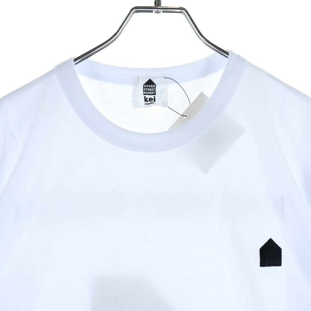 NO BRAND(ノーブランド) ディーエスエムケイニノミヤ フットボールバックプリント クルーネック半袖Tシャツ DSM02T026