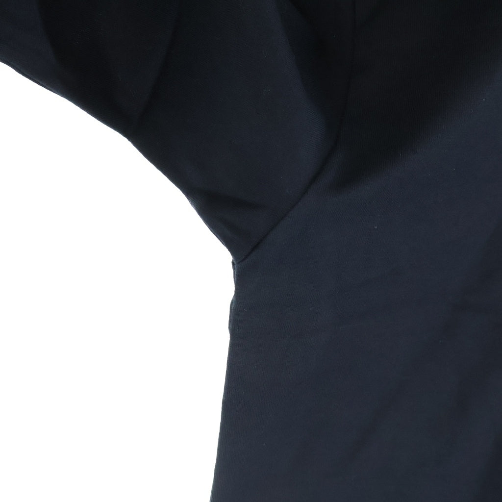 JIL SANDER(ジルサンダー) 26AW コットンジャージー ボックスフィット クルーネック長袖Tシャツ カットソー ブラック J22GC0278 J20348