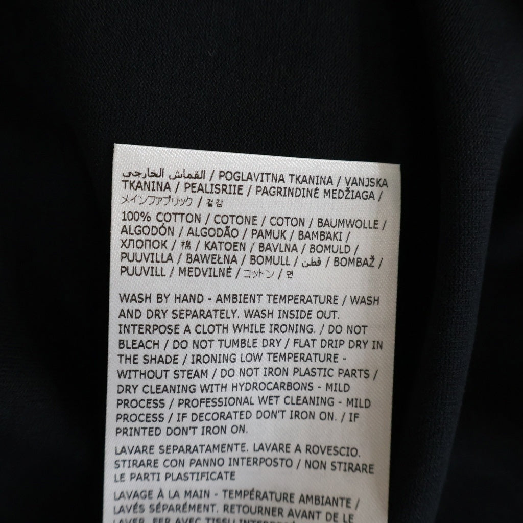 JIL SANDER(ジルサンダー) 26AW コットンジャージー ボックスフィット クルーネック長袖Tシャツ カットソー ブラック J22GC0278 J20348