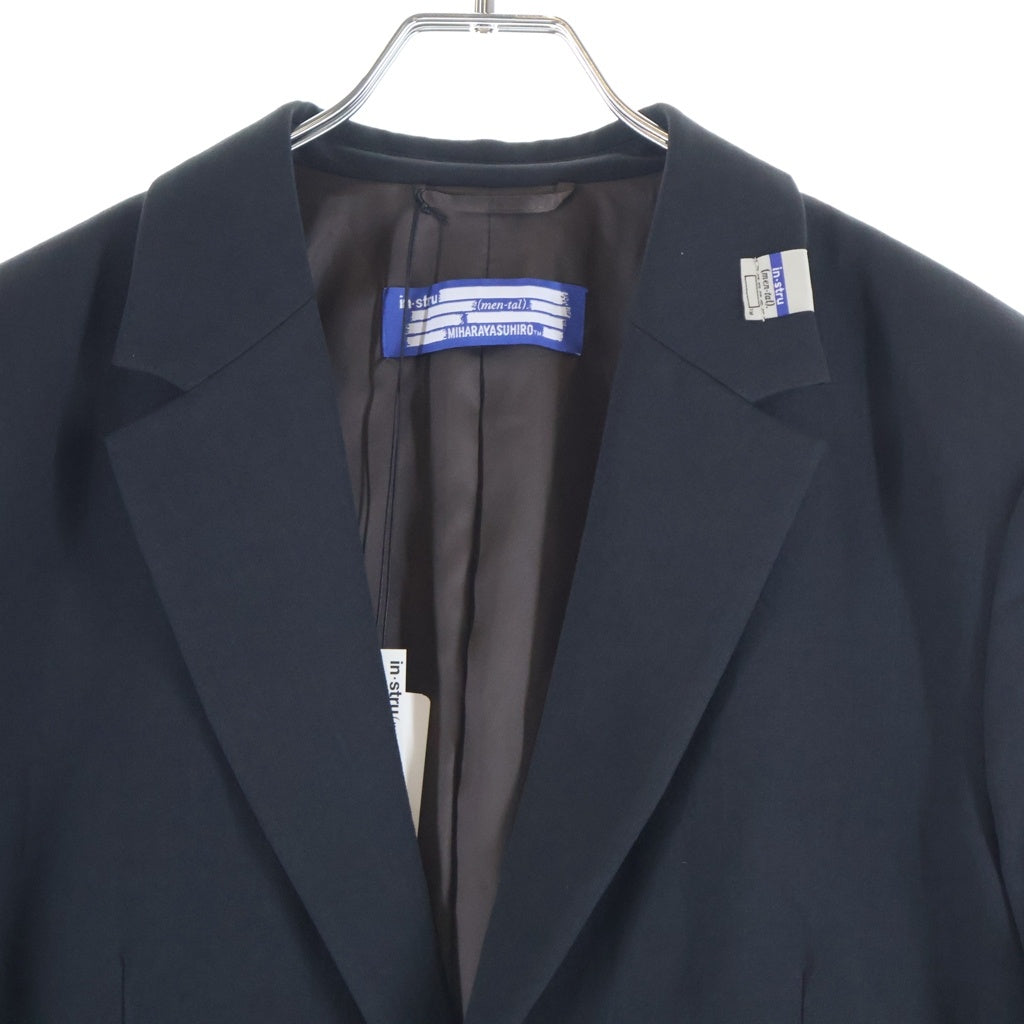 MAISON MIHARAYASUHIRO(メゾンミハラヤスヒロ) in・stru(men-tal). SOLOTECH TWILL JACKET インストルメンタル ソロテックツイル シングルテーラードジャケット ブラック I17JK015-0