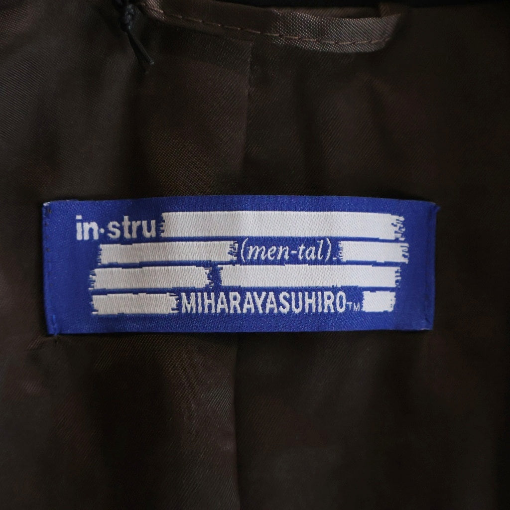 MAISON MIHARAYASUHIRO(メゾンミハラヤスヒロ) in・stru(men-tal). SOLOTECH TWILL JACKET インストルメンタル ソロテックツイル シングルテーラードジャケット ブラック I17JK015-0