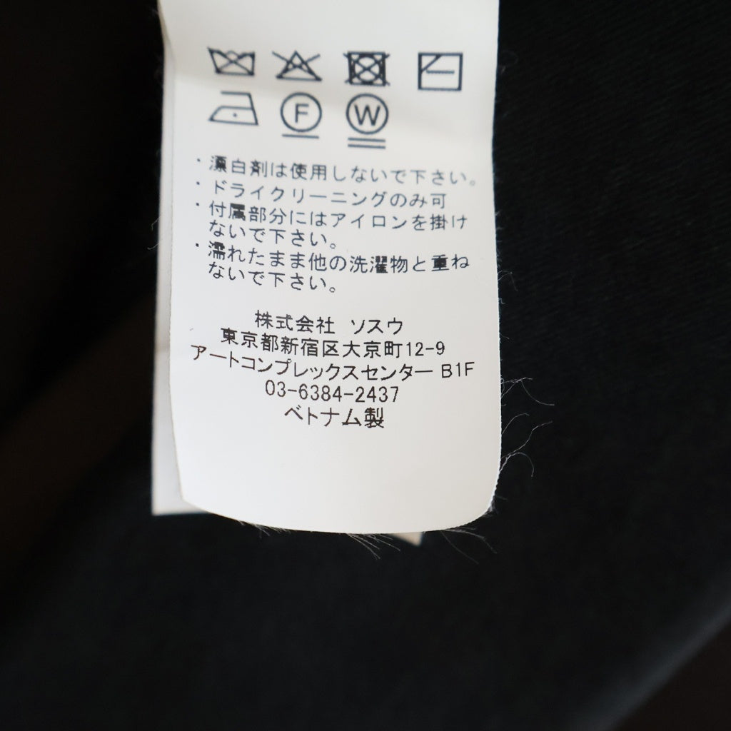 MAISON MIHARAYASUHIRO(メゾンミハラヤスヒロ) in・stru(men-tal). SOLOTECH TWILL JACKET インストルメンタル ソロテックツイル シングルテーラードジャケット ブラック I17JK015-0
