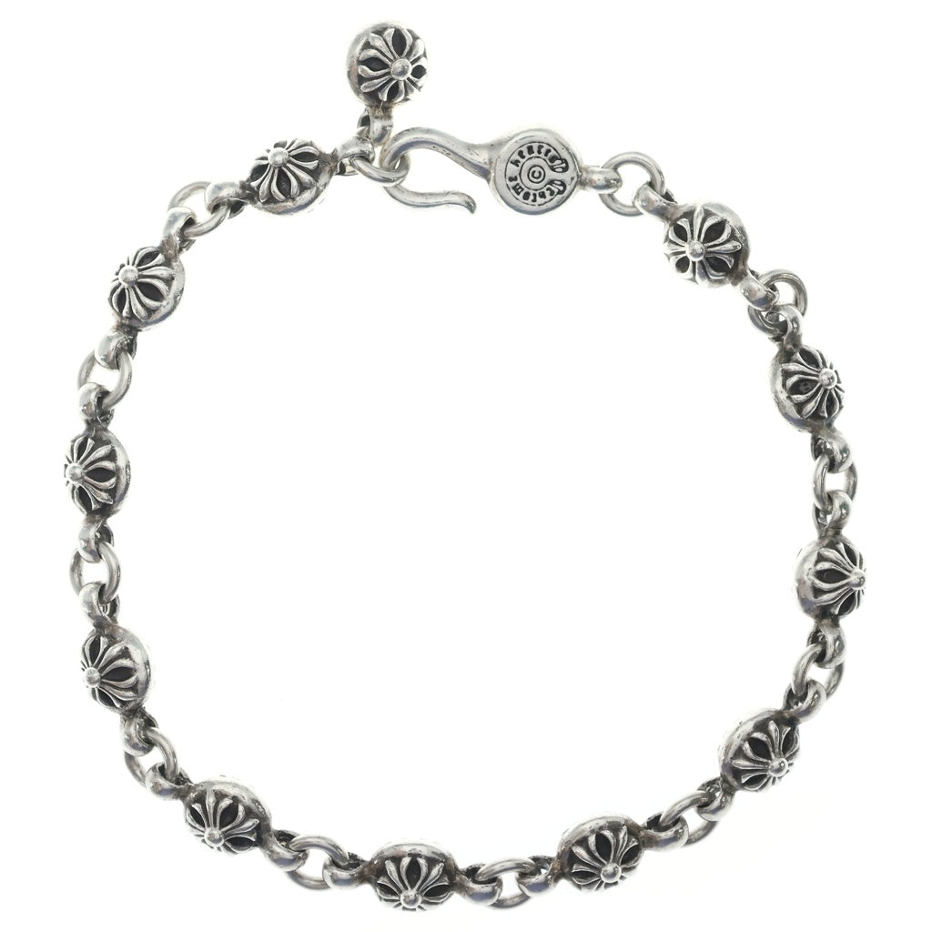 CHROME HEARTS(クロムハーツ) NO1 BALL #1クロスボールブレスレット シルバー BCA172