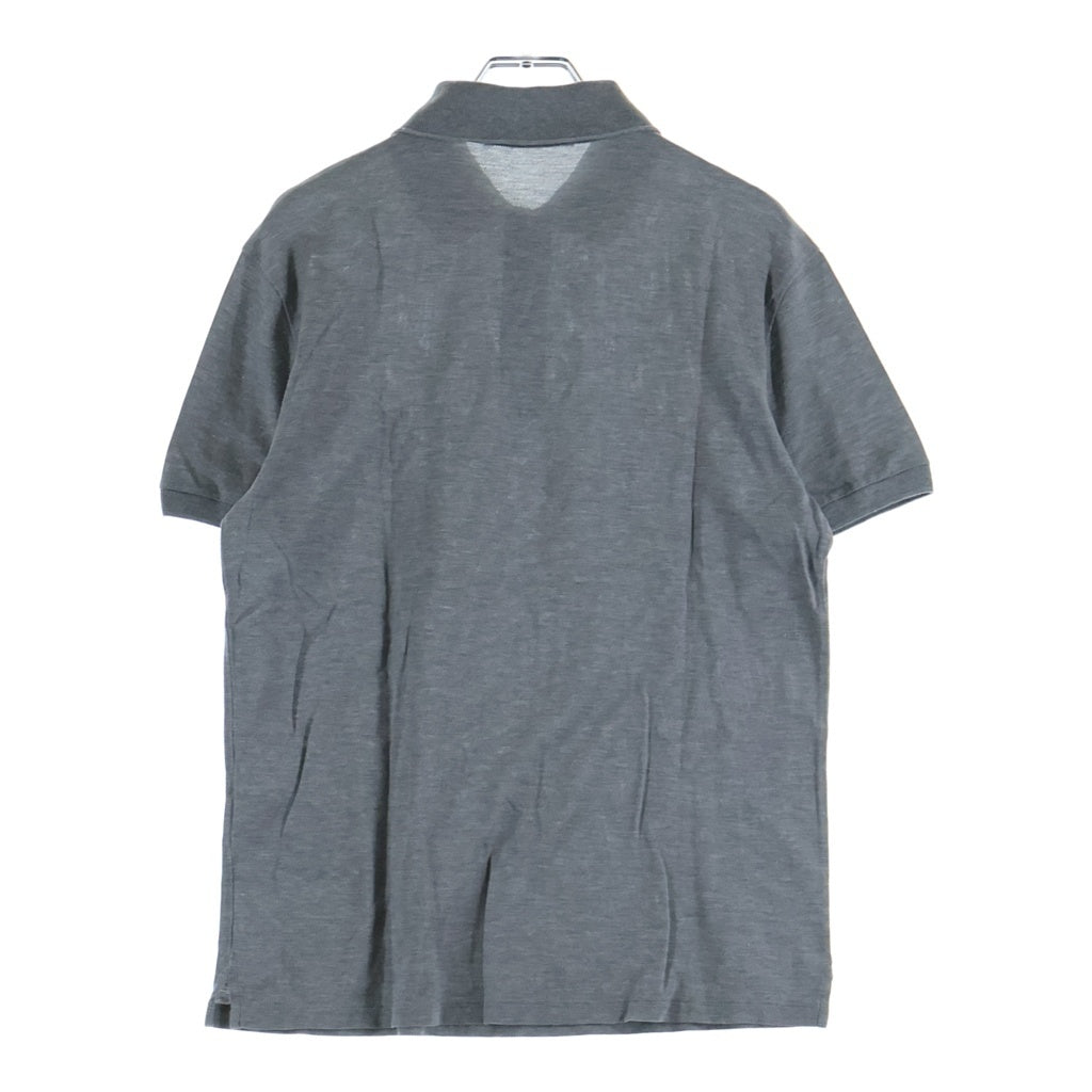 LOUIS VUITTON(ルイヴィトン) 16AW ×fragment design フラグメントデザイン ロゴエンブロイダリー 半袖ポロシャツ グレー RM162Q JEA HAY40W