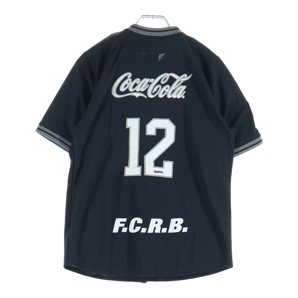 F.C.R.B.(エフシーアールビー) 26SS ×Coca-Cola ×Fanatics STADIUM SHIRT コカコーラ ファナティクス スタジアム半袖シャツ カットソー ブラック FCRB-260166