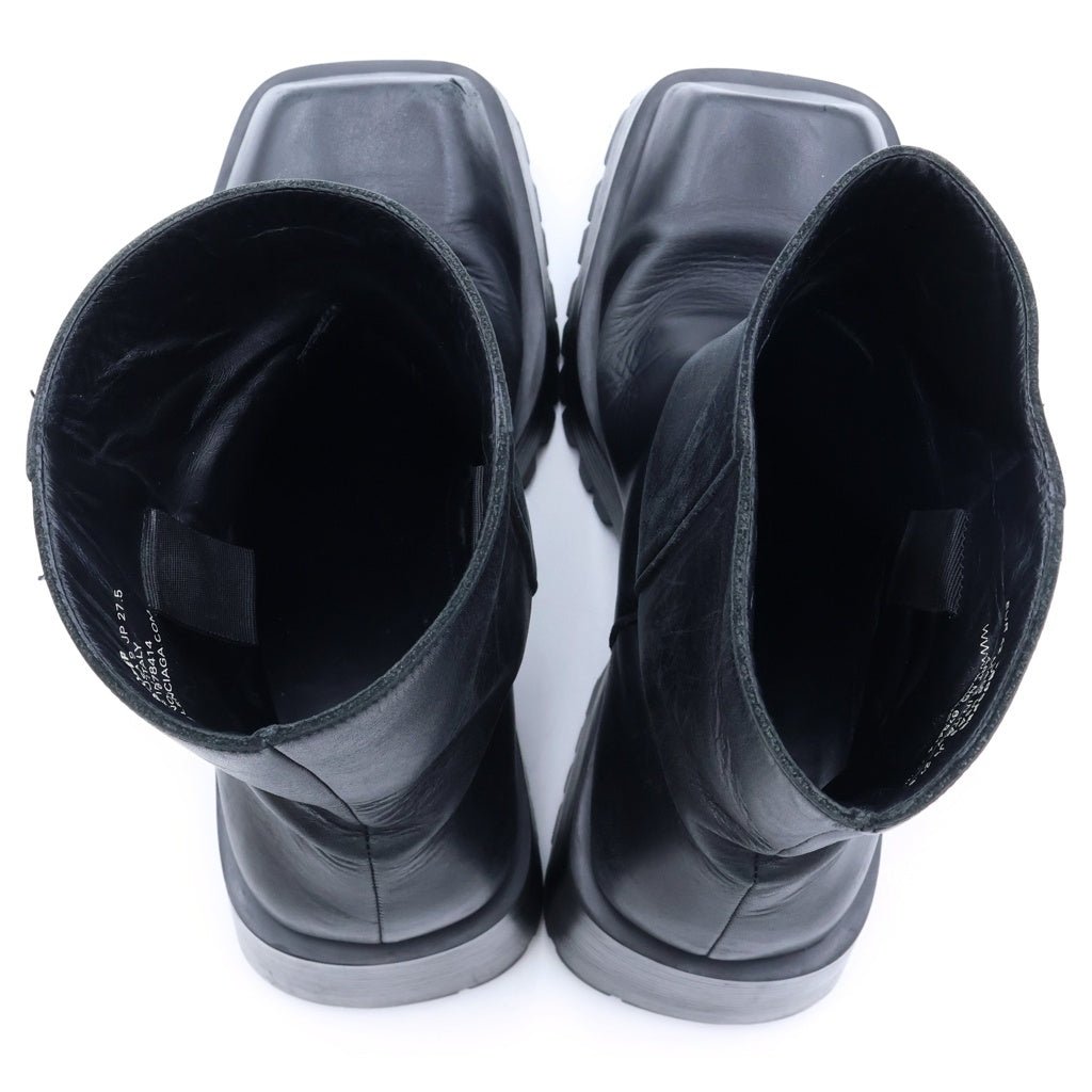 BALENCIAGA(バレンシアガ) TROOPER トルーパー チャンキーソール レザーハイカットブーツ ブラック US9/27.5cm 678414
