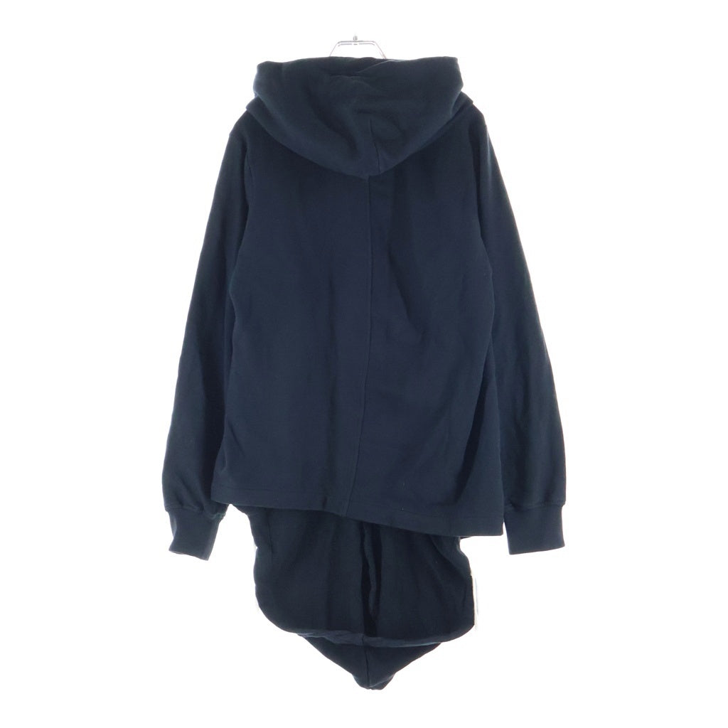Rick Owens(リックオウエンス) 21SS ×CHAMPION LOGO EMBROIDERY HOODIE ロゴエンブロイダリー プルオーバーフーデッドパーカー ブラック CM21S0008-216757