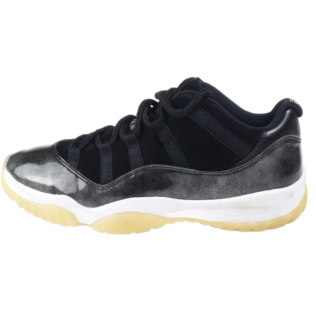 NIKE(ナイキ) 【観賞用2016年製】AIR JORDAN 11 RETRO LOW BARONS エアジョーダン レトロ バロンズ パテントレザー ローカットスニーカー ブラック US10/28cm 528895-010