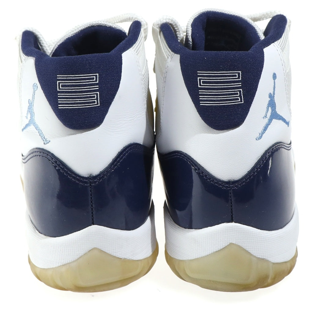 NIKE(ナイキ) AIR JORDAN 11 RETRO WIN LIKE 82 エアジョーダン レトロ ウィンライク82 ハイカットスニーカー ホワイト/ブルー US10/28cm 378037-123