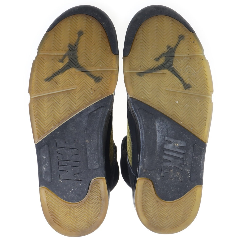 NIKE(ナイキ) 【観賞用2016年製】AIR JORDAN 5 RETRO OG エアジョーダン レトロ ハイカットスニーカー ブラック US10.5/28.5cm 845035-003