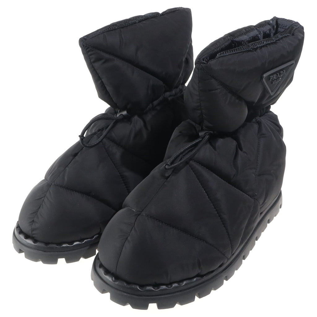 PRADA(プラダ) RE-NYLON リナイロン パデッドナイロン スノーブーツ ブラック 2UE019