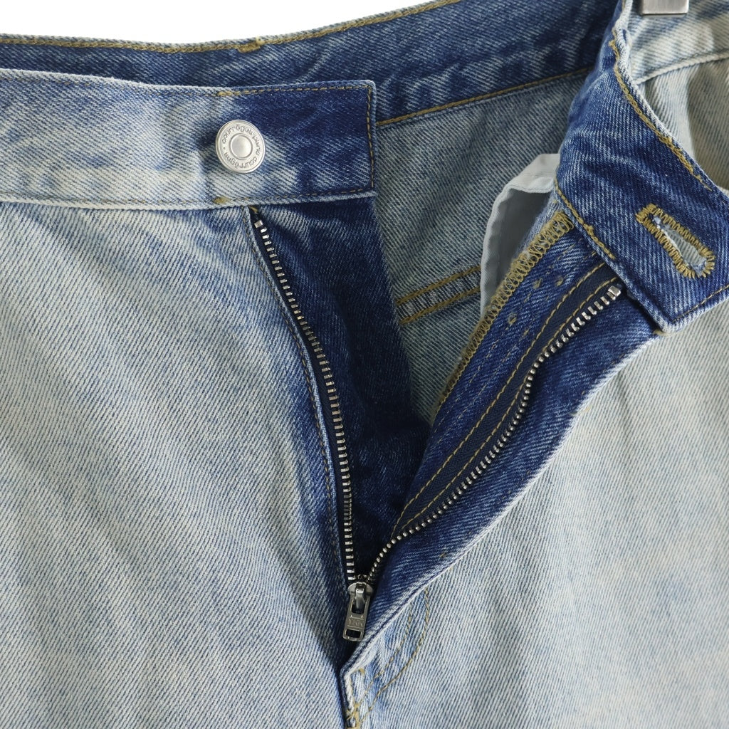 COURREGES(クレージュ) Denim Baggy Pants バギーデニムパンツ インディゴ 124DPA188DE00167011