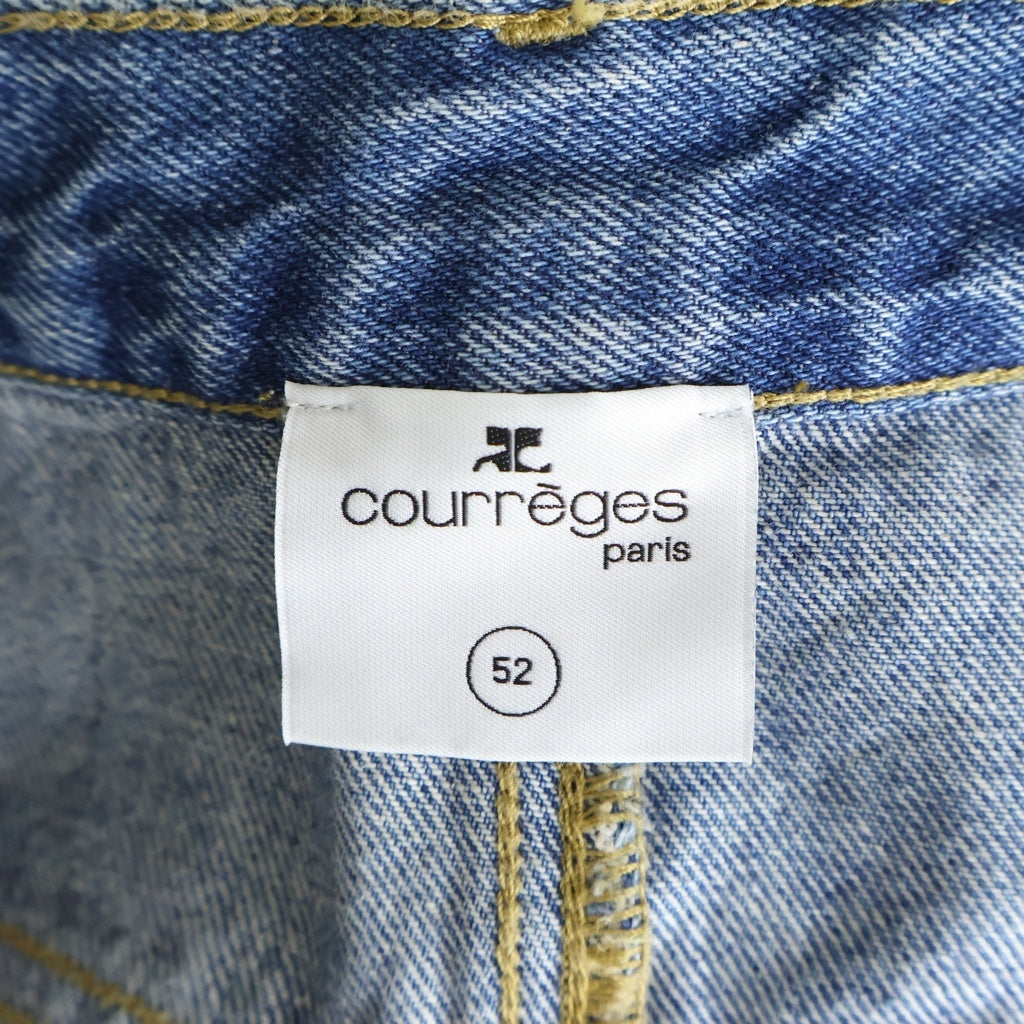 COURREGES(クレージュ) Denim Baggy Pants バギーデニムパンツ インディゴ 124DPA188DE00167011
